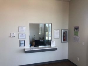 Reception Counter at Emerald Coast urgent care